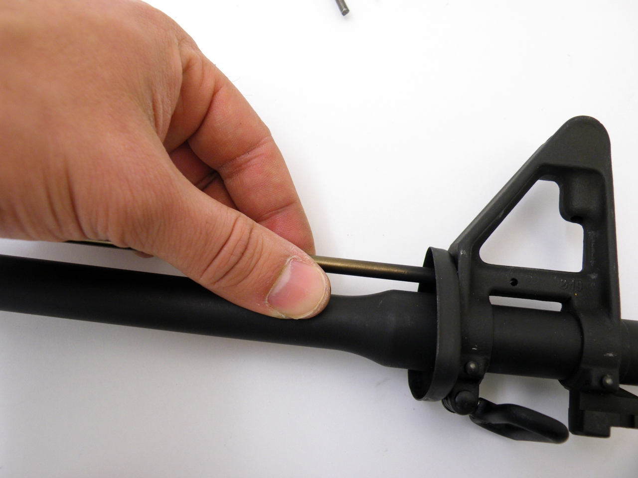 AR15 install gas tube (4) The New Rifleman