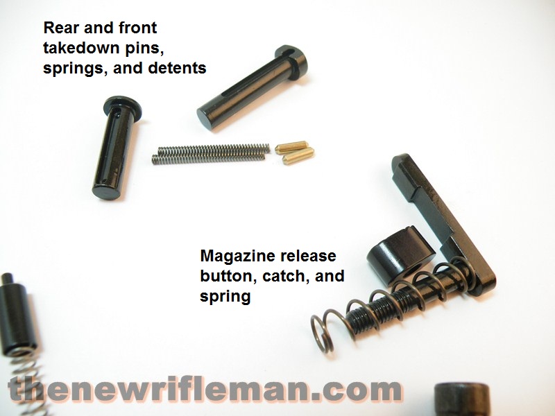 Pivot Pins and Magazine release