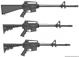 Rifle, Mid-length, Carbine, AR15