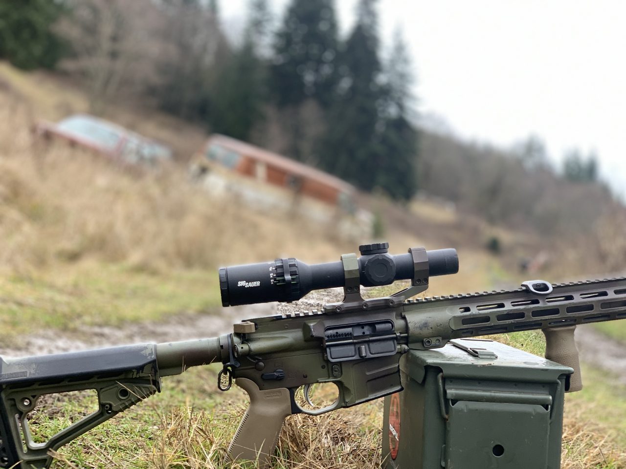 The Tango 6 works great as a DMR optic. And the low profile turrets don’t snag on anything!