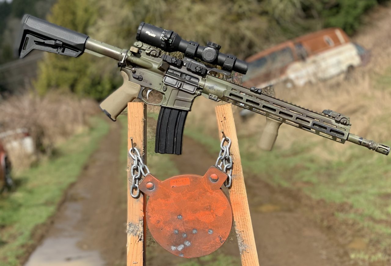 My Tango6T during the Midwest Industries scope mount repeatability test
