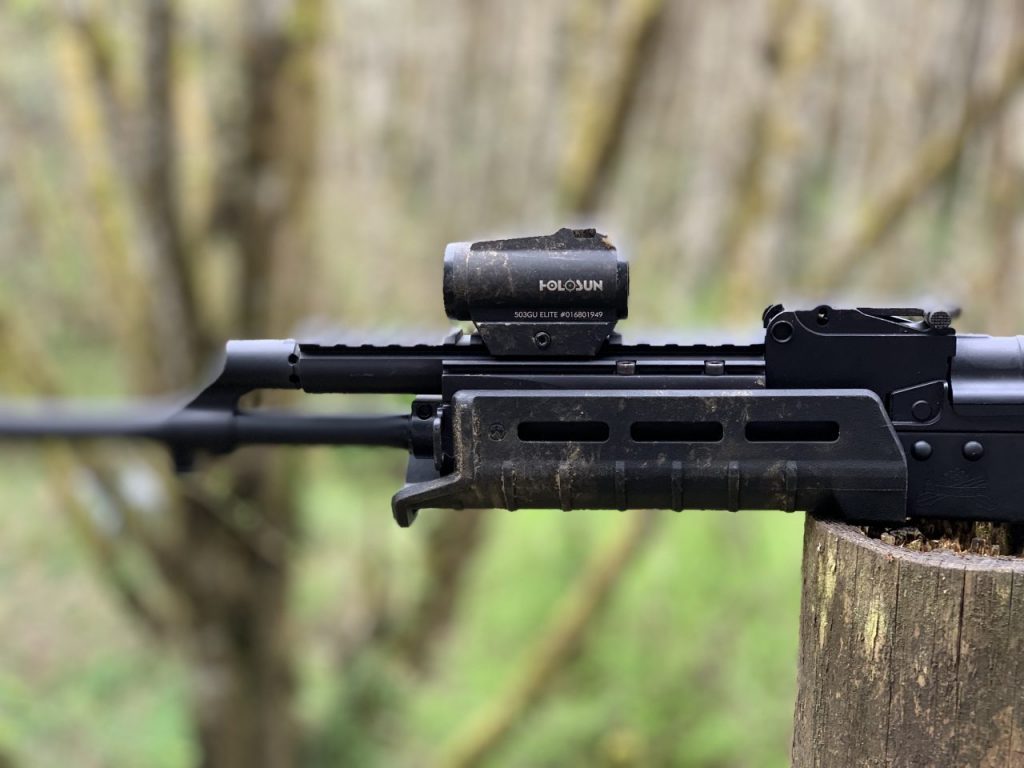 Side view of the 503GU (looks very similar to an Aimpoint)